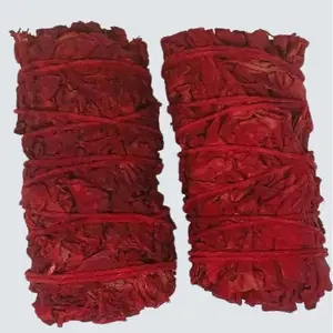 GAJA Trade Co Dragon's Blood Sage Smudge Sticks 4" - Set of 2 for Positive Energy, promote healing and Increase Overall Wellness