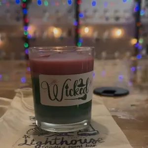 Wicked themed 8oz candle half pick and half green scented candle! Pick your custom scent!