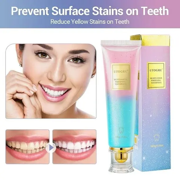 UTOGRU Niacinamide Whitening Toothpaste