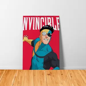 Invincible Old X New Suit Poster,Cool Anime Wall Art, Decorative Wall Decor for Modern Teen Boys Room