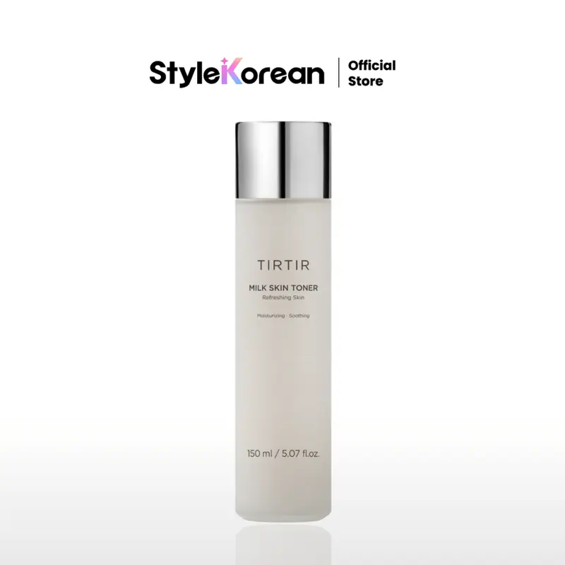 [Official TIRTIR Partner] Milk Skin Toner 150ml (2 type), Deep Glow, Moisturizing Toner, Rice Bran Extract, Ceramide, Panthenol, Cruelty-Free, Fungal Acne Friendly, Vegan, Korean Skin Care
