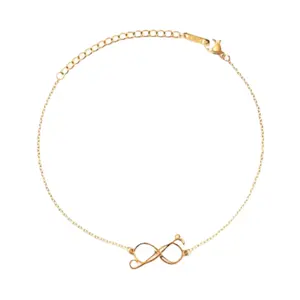 Infinity Linked Logo Anklet