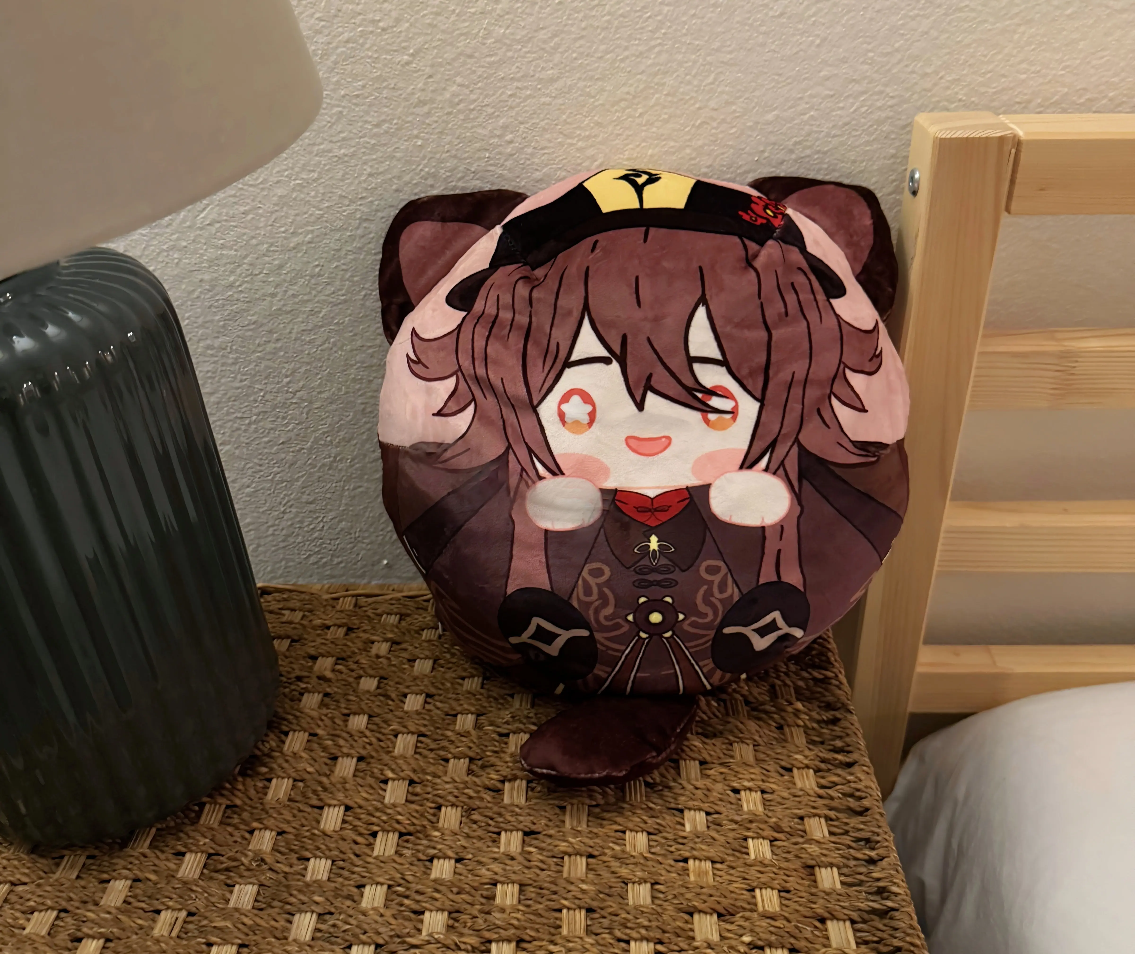Hutao - Genshin Impact Round Plush Pillow
