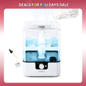 Chivalz 2-in-1 Aroma Humidifier & Air Purifier (4L/6L), Top-Fill Design, Remote Control, Cool Mist, 360° Diffuser Nozzle, Filter Set, Calming Mini Humidifier for Bedroom, Household Appliances, Diffuser Nozzle Humidifier