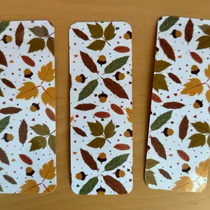 Fall bookmark