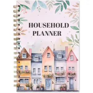 -in- Family planner Organizer &  Management Binder: Calendar Scheduling, Finance Budget, Meal Planning & Grocery Lists, Cleaning Schedule, Activities &  ,For Busy Moms & Households