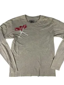 Green Pollution Long Sleeve with Skull