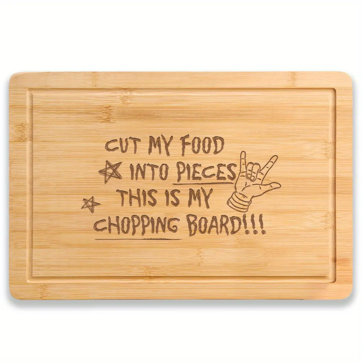 Wooden Chopping Board Engraved Cutting Board Food Cutting Board Charcuterie Novelty Viral Cheese Board Wooden Cutting Boards for Cooking Birthday Thanksgiving Xmas Gift Giving Kitchen Christmas Supplies, Holiday New year 2026 Gift