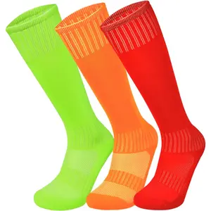 Boys Soccer Socks Toddler Football Socks Knee High Solid Sports Socks For Boys Girls