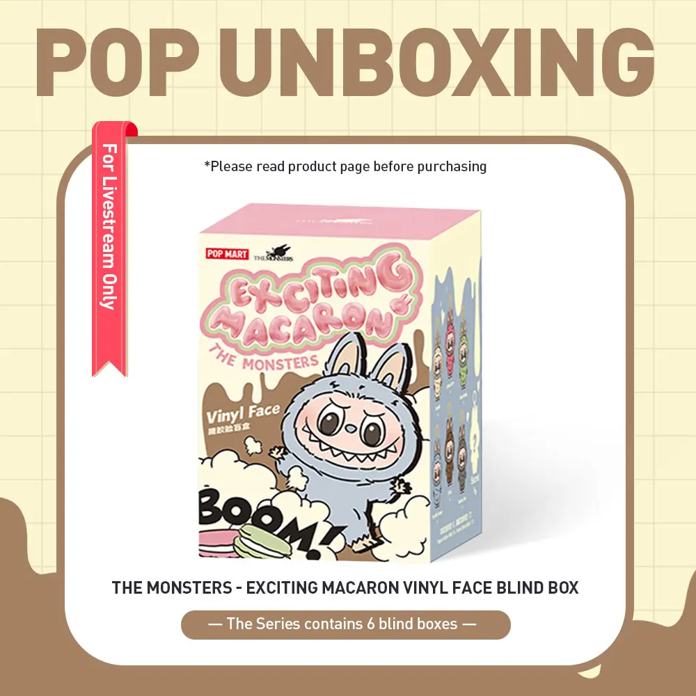 Unboxing-THE MONSTERS - Exciting Macaron Vinyl Face, Blind Box-3.0