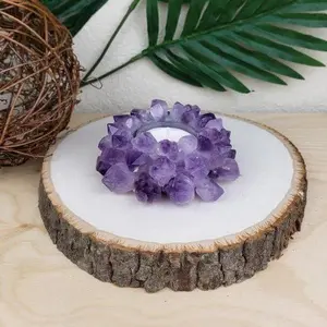 Amethyst Candle Holder