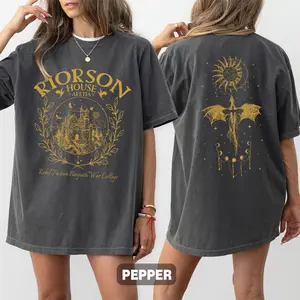 Riorson House Shirt, Basgiath War College Double-Sided Shirt, Fourth Wing Shirt, Dragon Rider Shirt, Basgiath War College Gift, Bookish Shirt, Xaden Riorson