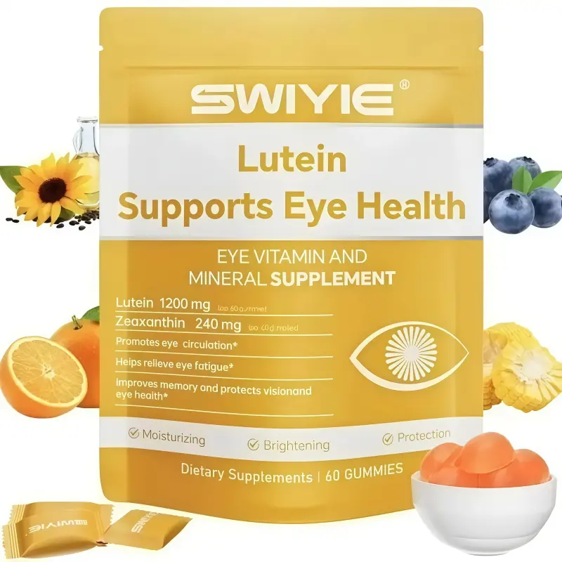 Premium Lutein & Zeaxanthin Gummies - Youth Antioxidant Eye Health Supplement, No Single Item, Contains Lutein, Astaxanthin, Vitamin A,C,E - Blue Light Defense, Vision Support - Berry Flavor, 60 Dietary Edible Gummies