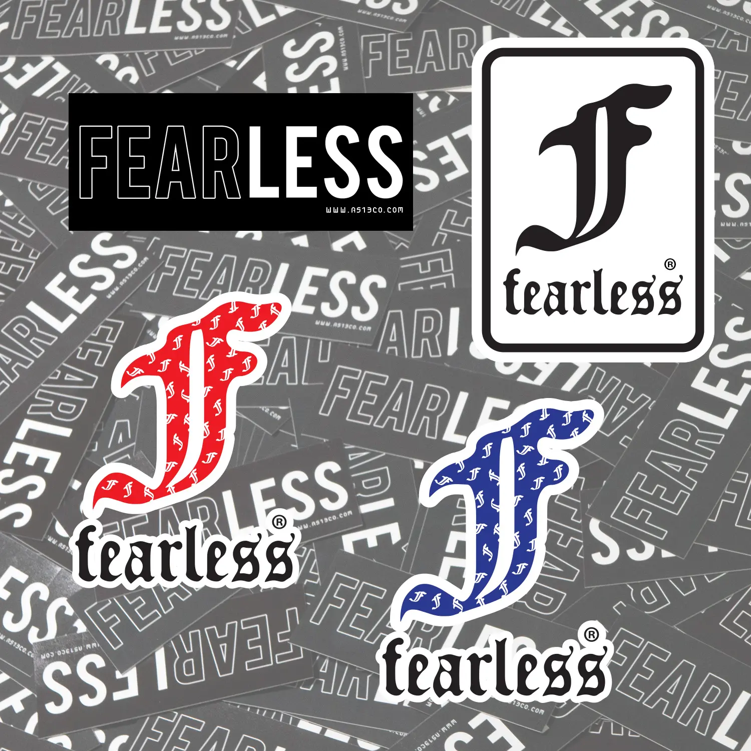 "Fearless" Vinyl Stickers 6-Pack - Waterproof