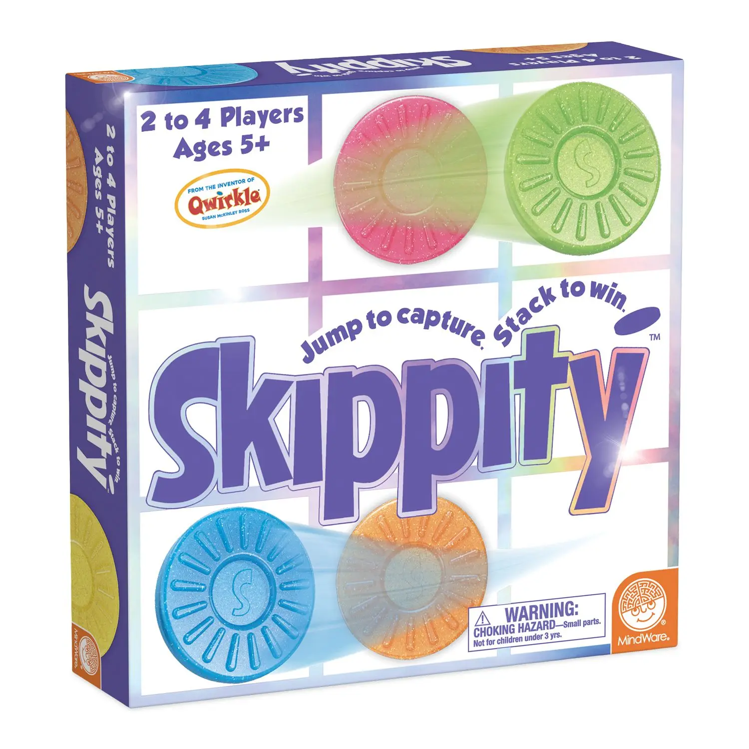 MindWare Skippity — Fast-Paced Jump-and-Capture Strategy Game for Kids & Families