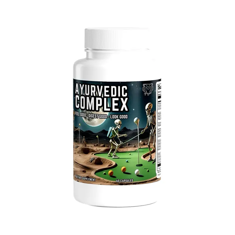 Project M Ayurvedic Complex Healthcare Supplement for Fitness - Feel Good Digest Good Look Good 60 Capsules