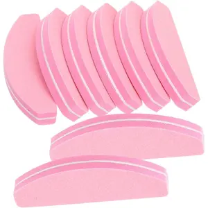 20pcs Nail Files Buffer Dual-Sided Manicure Tools for Natural and False Nails Safe and Buffing Blocks Portable for Travel