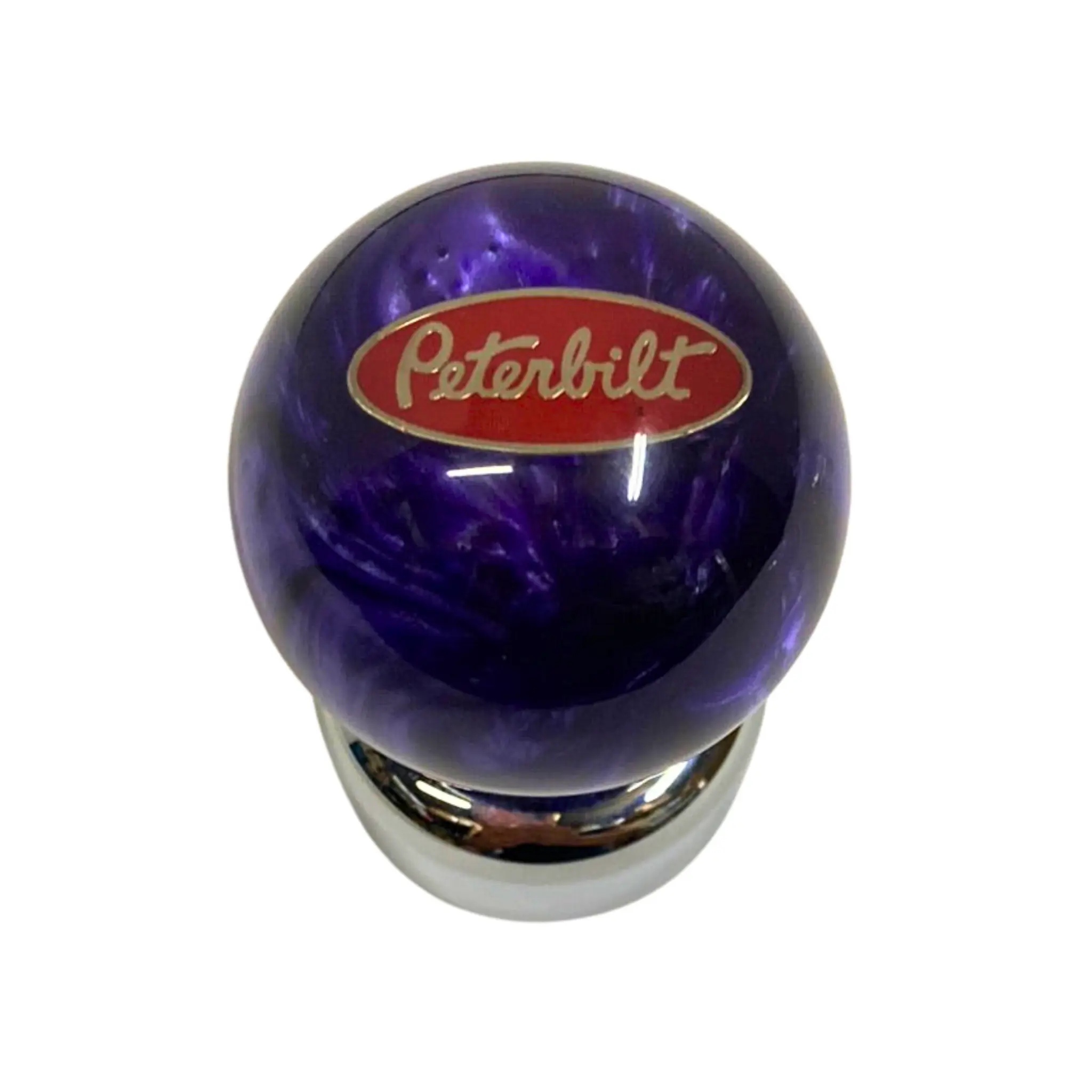 Twisted Shifterz Peterbilt Pearl Shift Knob - Automotive Truck Interior Accessories (Sold Individually)