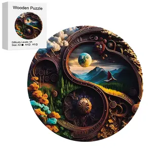 Unique Wooden Handmade Puzzle Animal Shape Jigsaw, Perfect Gift for Lovers & Friends, DIY Home Decor, Fun Party Game, Relaxing Toy