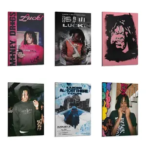 Lucki Roster & Lucki Flawless Like Me Poster - Matte Vertical Rapper Wall Art - Rap Album Poster for Freestyle Fans