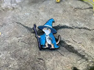 Lizard Wizard Enamel Pin