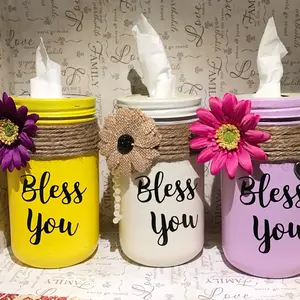 Mason Jar Tissue Holder