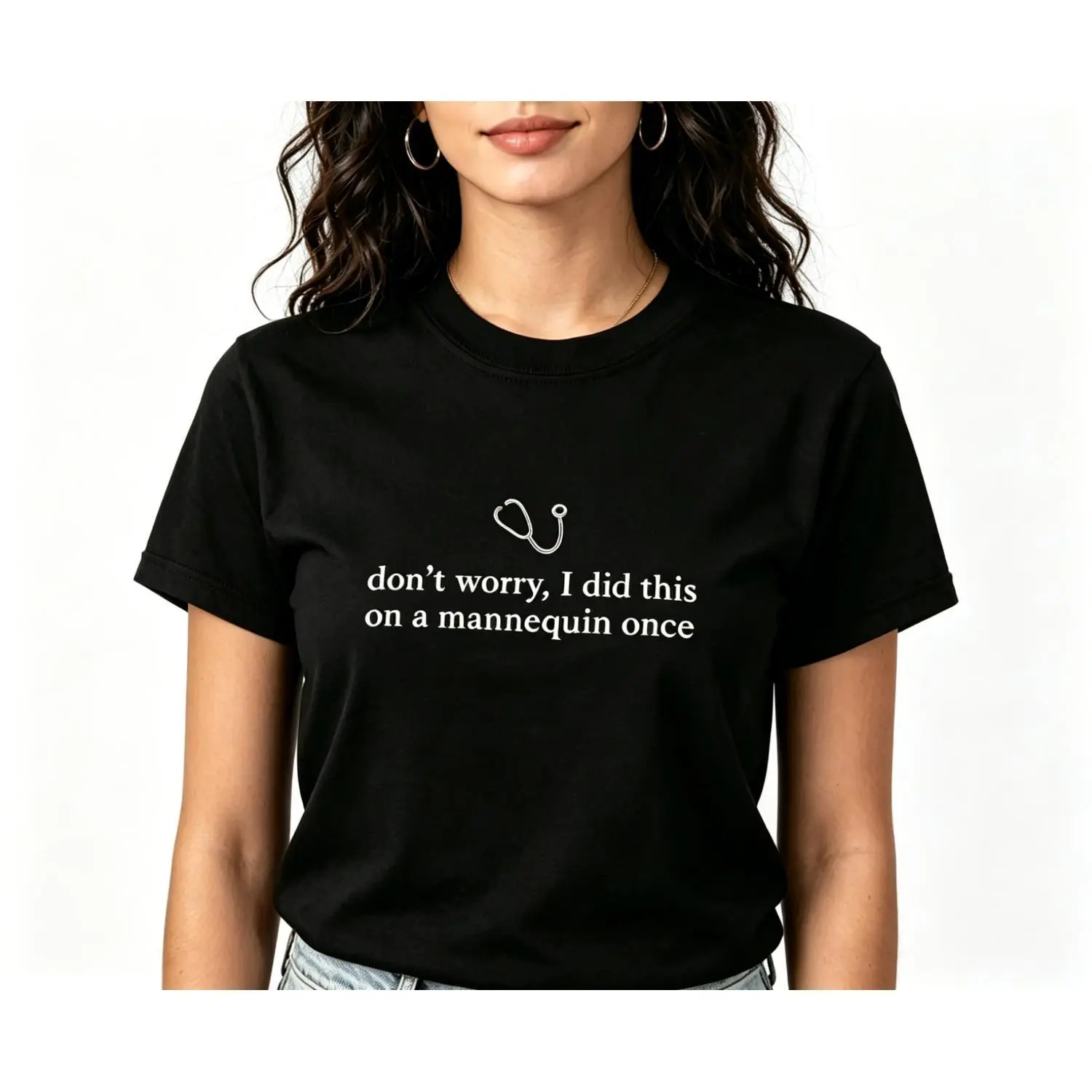 Nurse Shirt Gift for Nurse Birthday Minimalist Tee for Nursing Student Graduation Funny Nursing Shirt