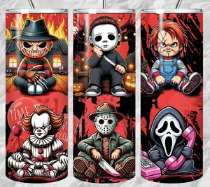 20oz baby horror tumbler with straw Drinkware