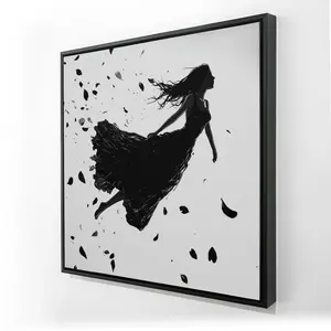 212 MAIN Wood Floating Black Framed Wall Art, 24x24 in Artistic Artwork, Elegant Home Decor Room Accent, Thoughtful Gift (C1FC24249NXHCX)