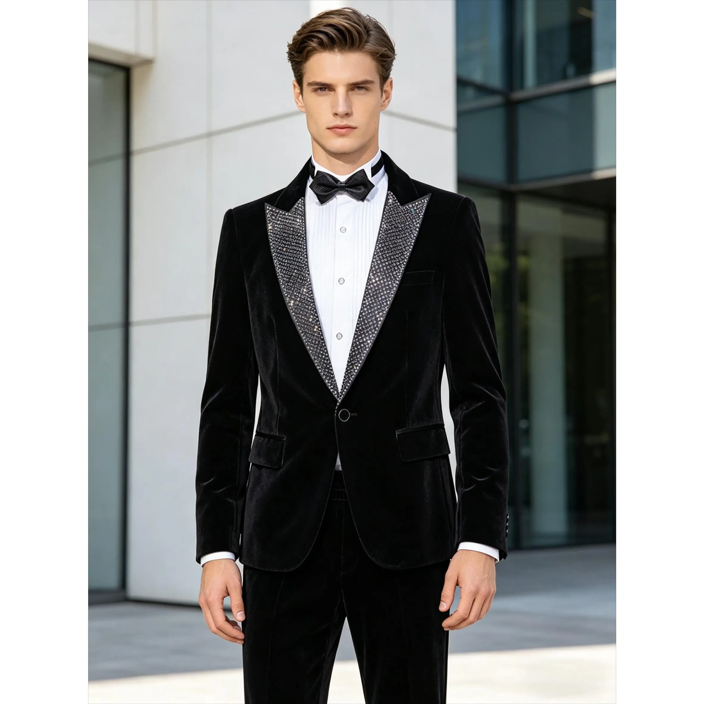 Black velvet suites - TikTok Shop Black velvet suites - TikTok Shop