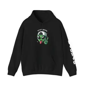 Stay Weird Alien Hoodie