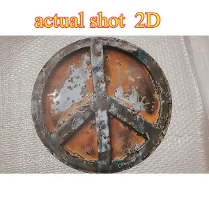 Individualized and Worn-out Effect Metal & Decorative Plaque Designs, Wall Decorations - Retro Country Style Ornaments, Suitable for Porches, Courtyards and Bedrooms. Easy to install, Multi-functional Decoration