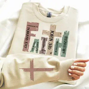 Christian Sweatshirt T-Shirt, Faith Shirt, Christian Shirt, Religious Hoodie, Bible Verse Sweater, Jesus Shirt, God Tee, Unisex Casual Tee For Her Him
