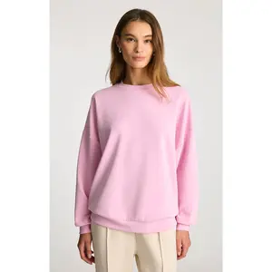 LUXE TOUCH TENCEL™ SWEATSHIRT IN LILAC SACHET