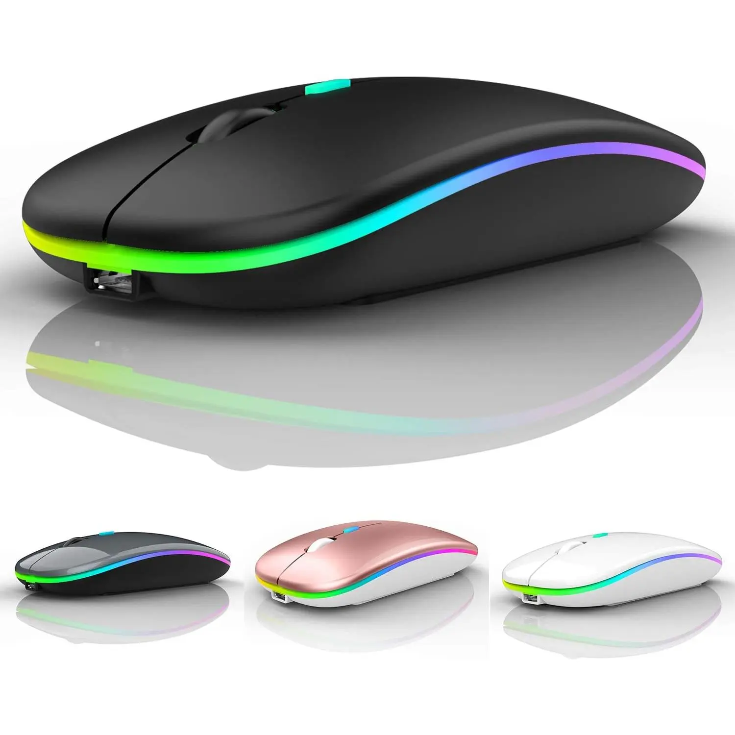 Mouse for ipad, Mouse for MacBook Air//MacBook Pro/Mini/ipad Pro/iMac/Laptop,Rechargeable Wireless Mouse for MacBook Air/MacBook pro Chromebook Laptop PC