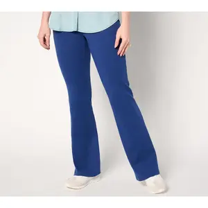 Isaac Mizrahi Live! Tall Essentials Pima Flex Bootcut Pants