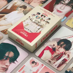 55Pcs Kpop Boys Idol New Album ROMAN-CE : UNTO-LD Lomo Card Photocards High Quality Double Sided Printd Postcards Fans Collection