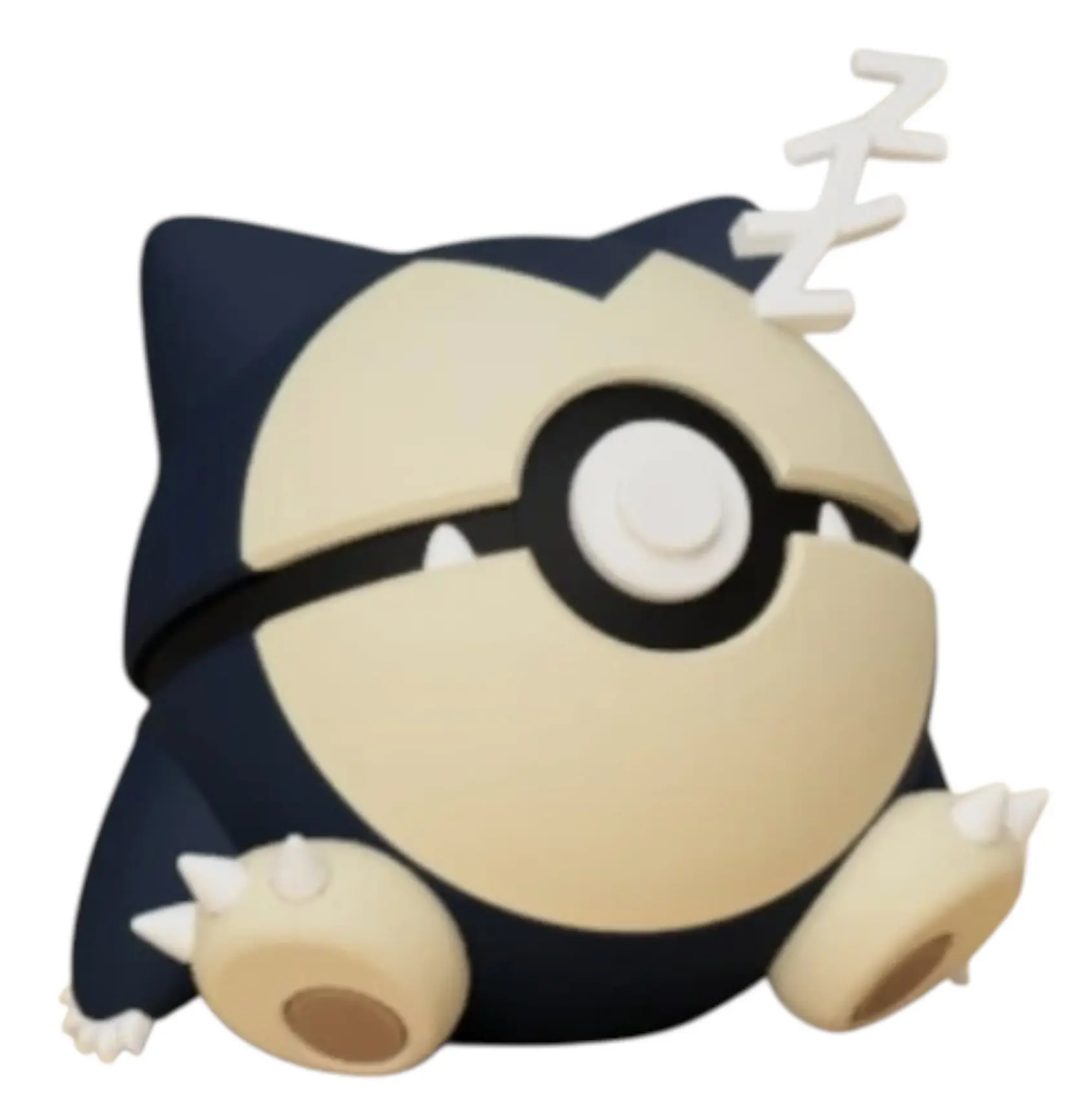 Snorlax - Inspired 3D Printed Poke Ball Collectible