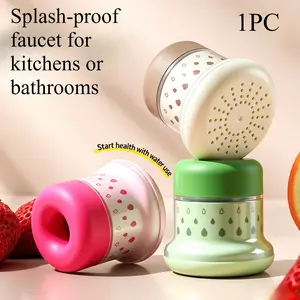Water Splatter Guard for Kitchen and Bathroom, Washable Faucet Extender, Kitchen Faucet Attachment, Saves Water, Three Color Options, Easy to Clean, Modern, Decorative