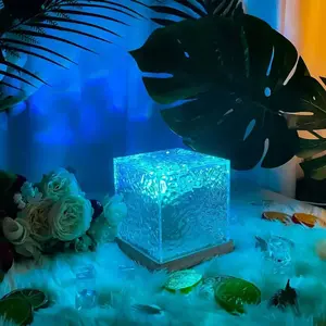 Valentine's Day gift, One FireFlower Lamp Ambient Lighting for Bedroom,Teenage gift, Cool Things Water RippleLamp,Dimmable+Remote+Timer Space Projector Gifts for Women Who HaveEverything,Pink Roses Romantic BedroomDecor