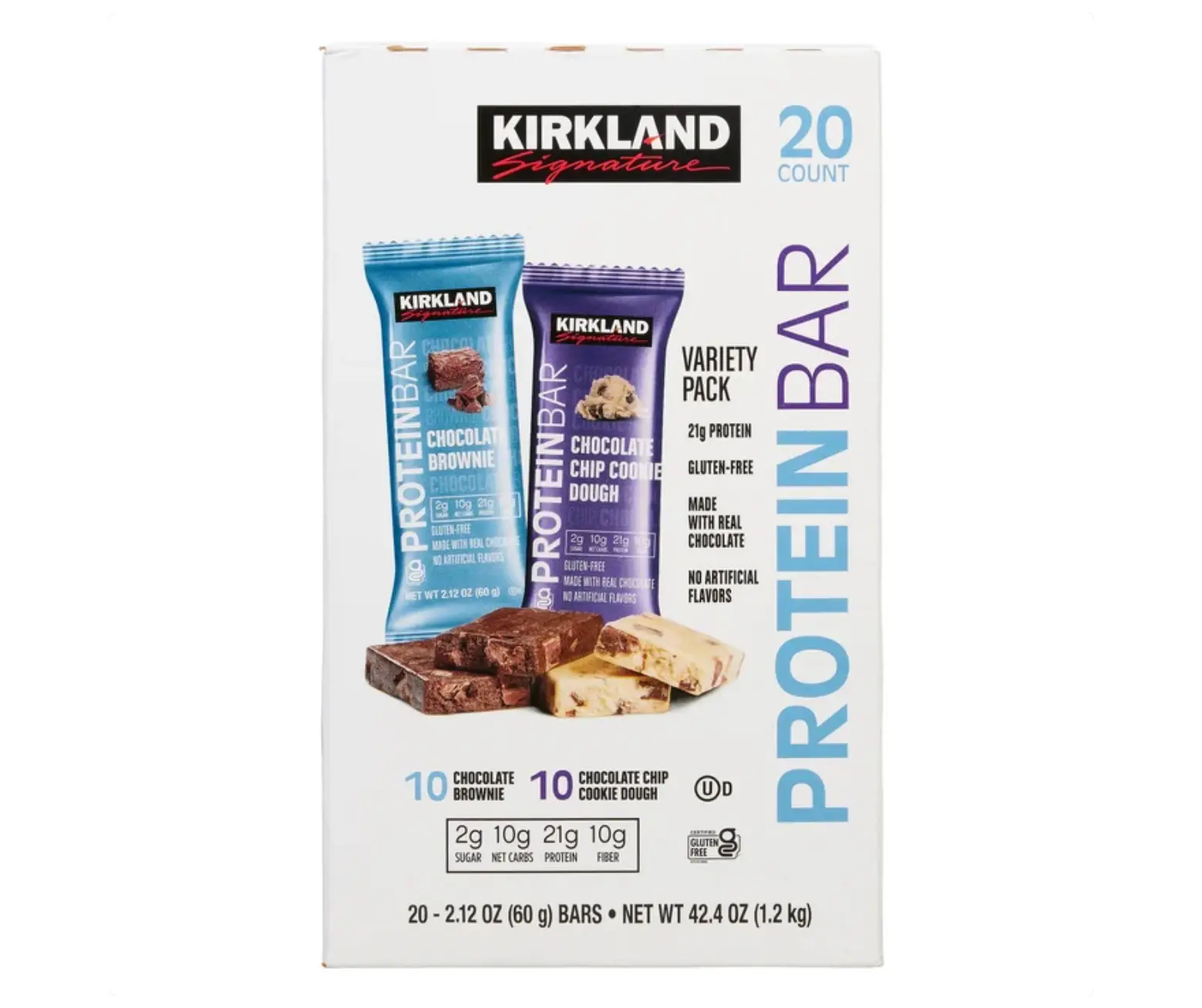 Kirkland Signature Protein Bar 2.12oz 20 count