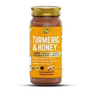 Herb To Body Turmeric Honey | Multifloral Honey | Wildcrafted | 16oz Flavor