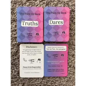 Turn Up Then..The Adult Truth or Dare Card Game!