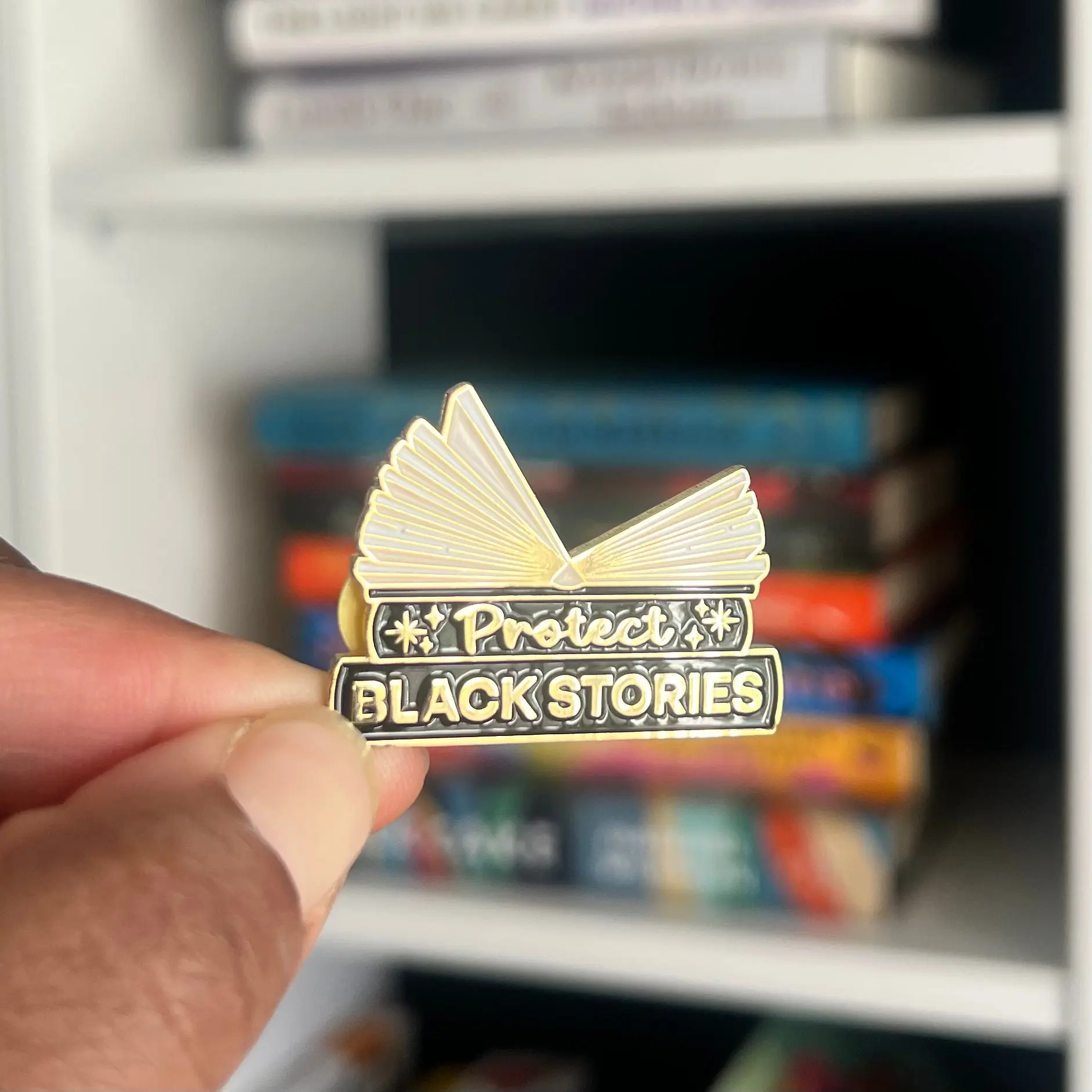 Enamel Pin | Protect Black Stories