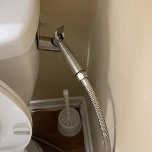 Toilet Shattaf Adapter Hose Bidet Sprayer Stainless Steel Handheld Shower Head New Model Ergonomic Design Rust Resistant Durable for Toilet Cleaning Baby Pets Shower Sewerage Cleaning - Bidetstoilets