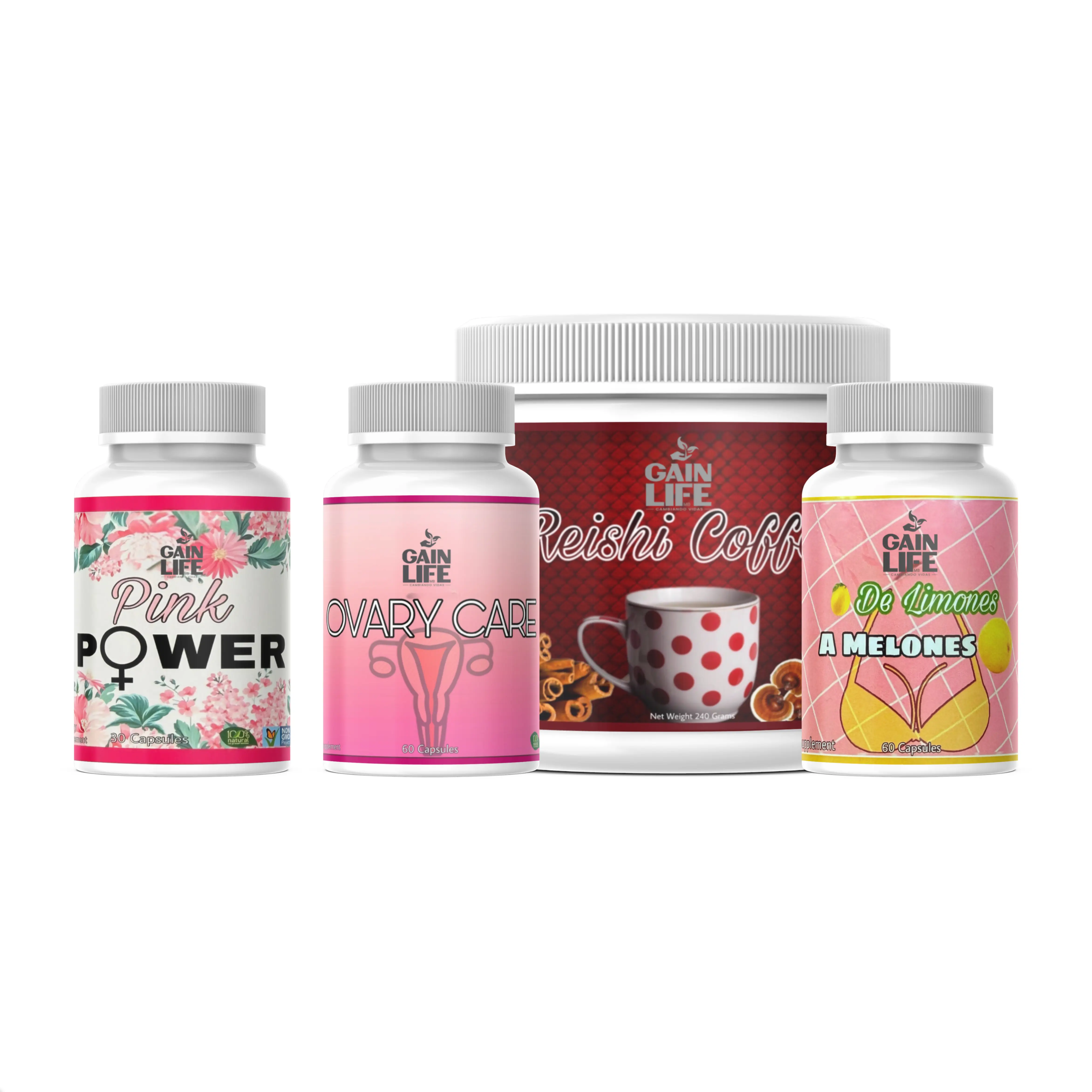Gain Life Plus Women Vitamins Ovary and Breast Health Support Dietary Supplement