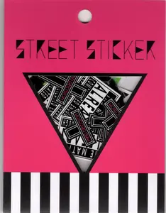 Q-Lia Vintage Street Sticker Rare Sticker Sack