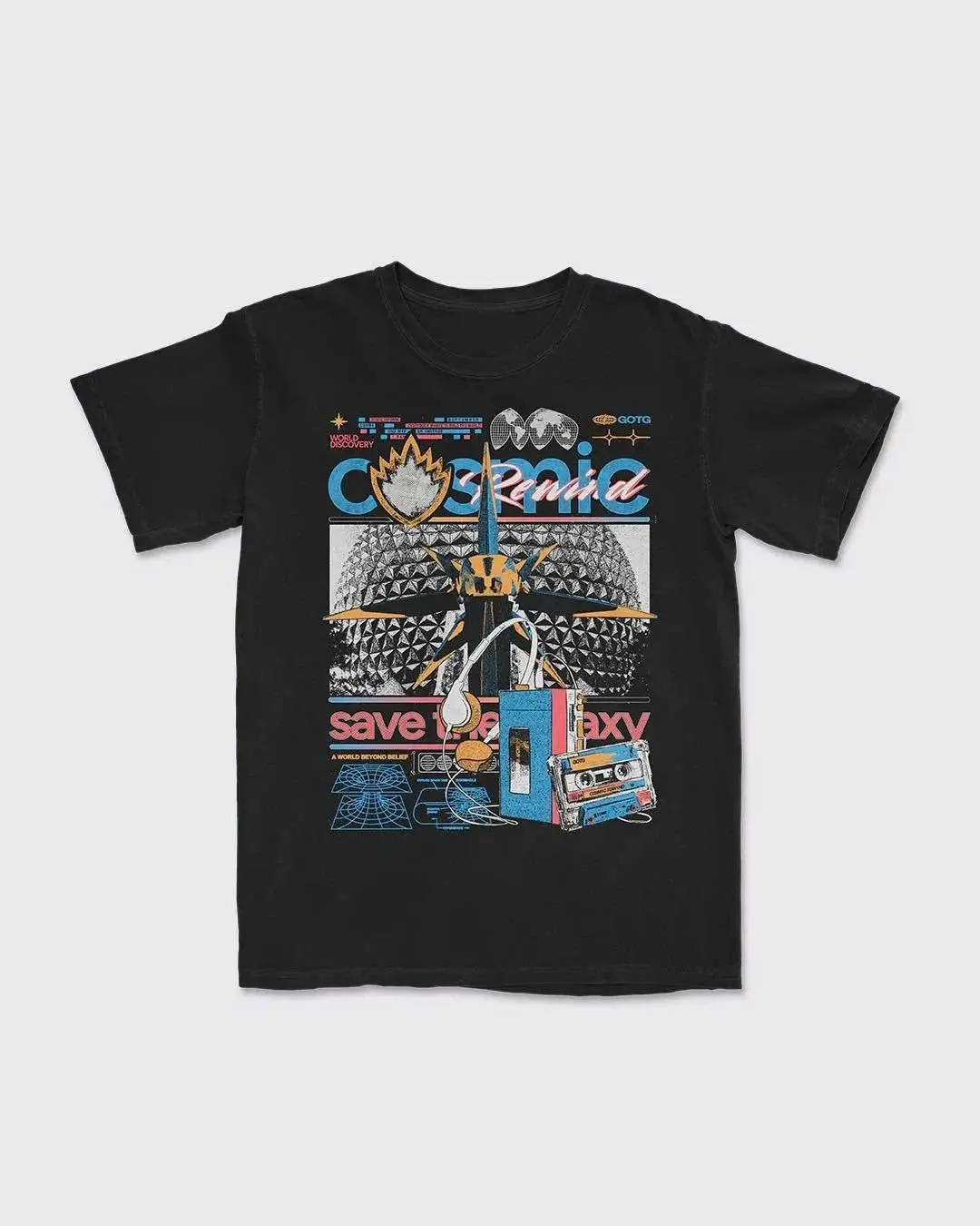 Youth and Adult The Kingdom Tee, Fast Past, Funny Magic Kingdom Graphic Tee, Shape Unisex Shirt, Unisex Crewneck Menswear and Womenswear
