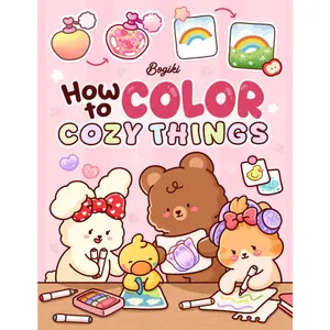 How To Color Cozy Things: A Step-by-Step Coloring Guide for Adults and Teens Featuring Adorable Patterns with Simple Practice