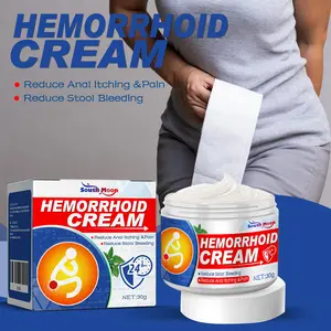 South Moon Hemorrhoid Relief Cream Anti-Bacterial Anal Fissure Treatment Itch & Pain Reduction Natural Gel